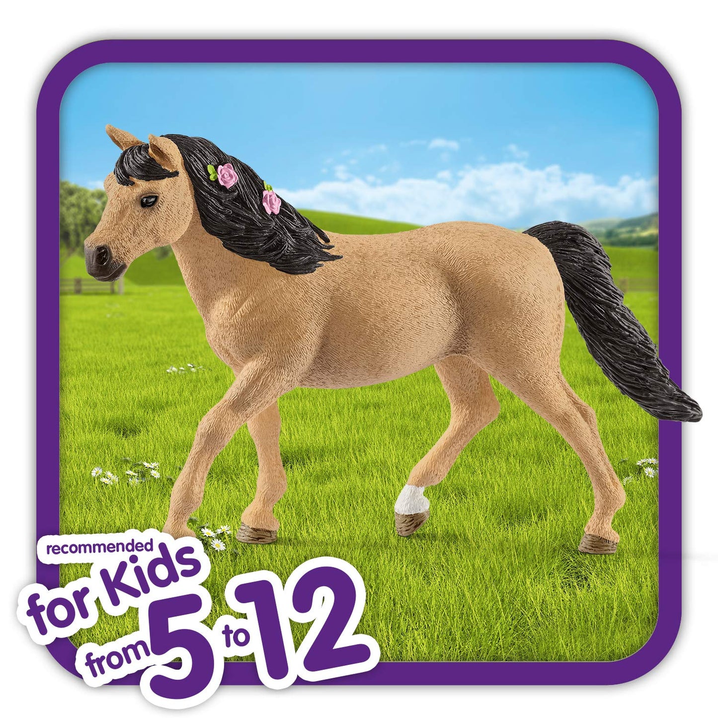 Schleich Horse Club, Animal Figurine, Horse Toys For Girls And Boys 5-12 Years Old, Connemara Pony Mare