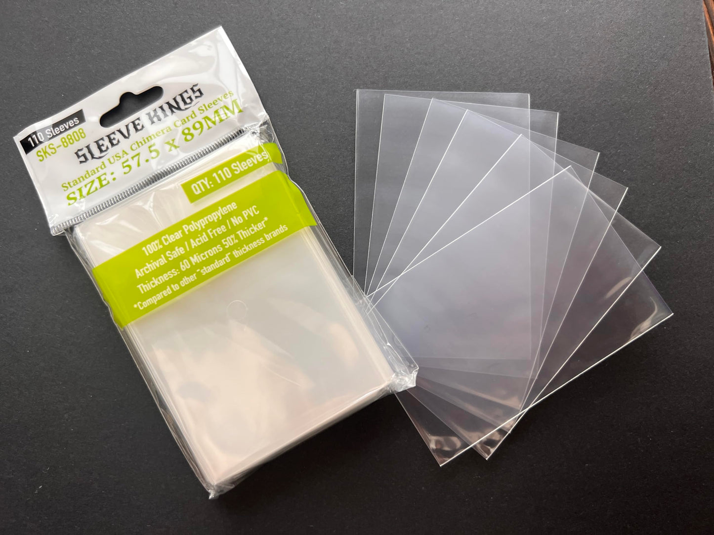 Sleeve Kings Standard Usa Chimera Card Sleeves 57.5 X 89 Mm (10X110 Pack, 1100 Sleeves)