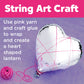 Creativity for Kids String Art Heart Light Craft Kit - Kids Arts and Crafts, Tween Girl Gifts, String Art Kit (Ages 8+)