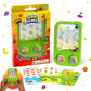 Sky Castle GooGames Hand-Held Water Game, Medium Size, Non-Toxic Plastic, Refillable, Fruits Color, 3 Game Cards Included