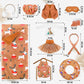 11 Pcs Christmas Elf Accessories Include Brown Elf Doll Sleeping Bag Apron Chef Hat Ear Muffs Scarf Top Shorts Vest Ski Ring Eye