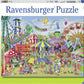 Ravensburger Fun At The Carnival - Engaging 300 Piece Jigsaw Puzzle For Kids | Unique Piece Design | Anti-Glare Surface | Perfect Skill-Building Game For Toddlers And Kids | Model Number: 13231