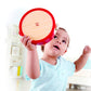 Hape Tap-Along Tambourine | Wooden Tambourine Drum For Kids, Musical Instrument For Children 12 Months And Up Multicolor, L: 6.5