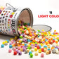 Pix Brix Pixel Art Puzzle Bricks Bucket - 1,500 Piece Kit, Light Palette, Interlocking Building Bricks for 2D & 3D Builds, Ages 6+