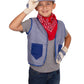 Tigerdoe Kids Train Engineer Costume Set - 3 Pc Set -Train Conductor Hat, Vest, Red Bandana And Gloves -Childs Conductor Dress U