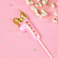 PHD CAKE 2.76 Inch Pink 1 Bowtie Number Birthday Candles, Pink Number Candles, Cake Number Candles, Party Celebration