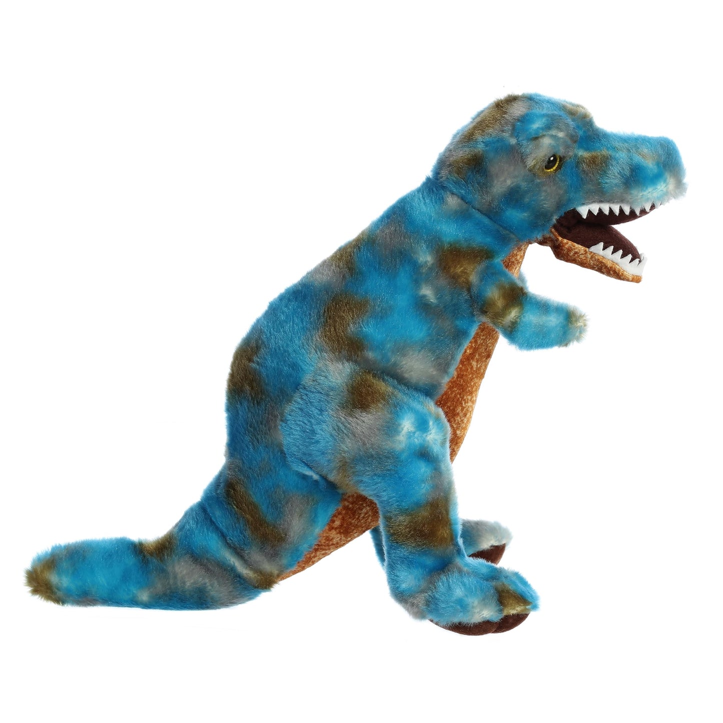 Aurora® Ferocious Dinos & Dragons T-Rex Stuffed Animal - Prehistoric Fun - Cuddly Companions - Blue 17 Inches