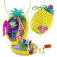 Polly Pocket 2-in-1 Travel Toy Playset with Micro Dolls, Pineapple Purse, Multicolor, Unique Size, Model GKJ64
