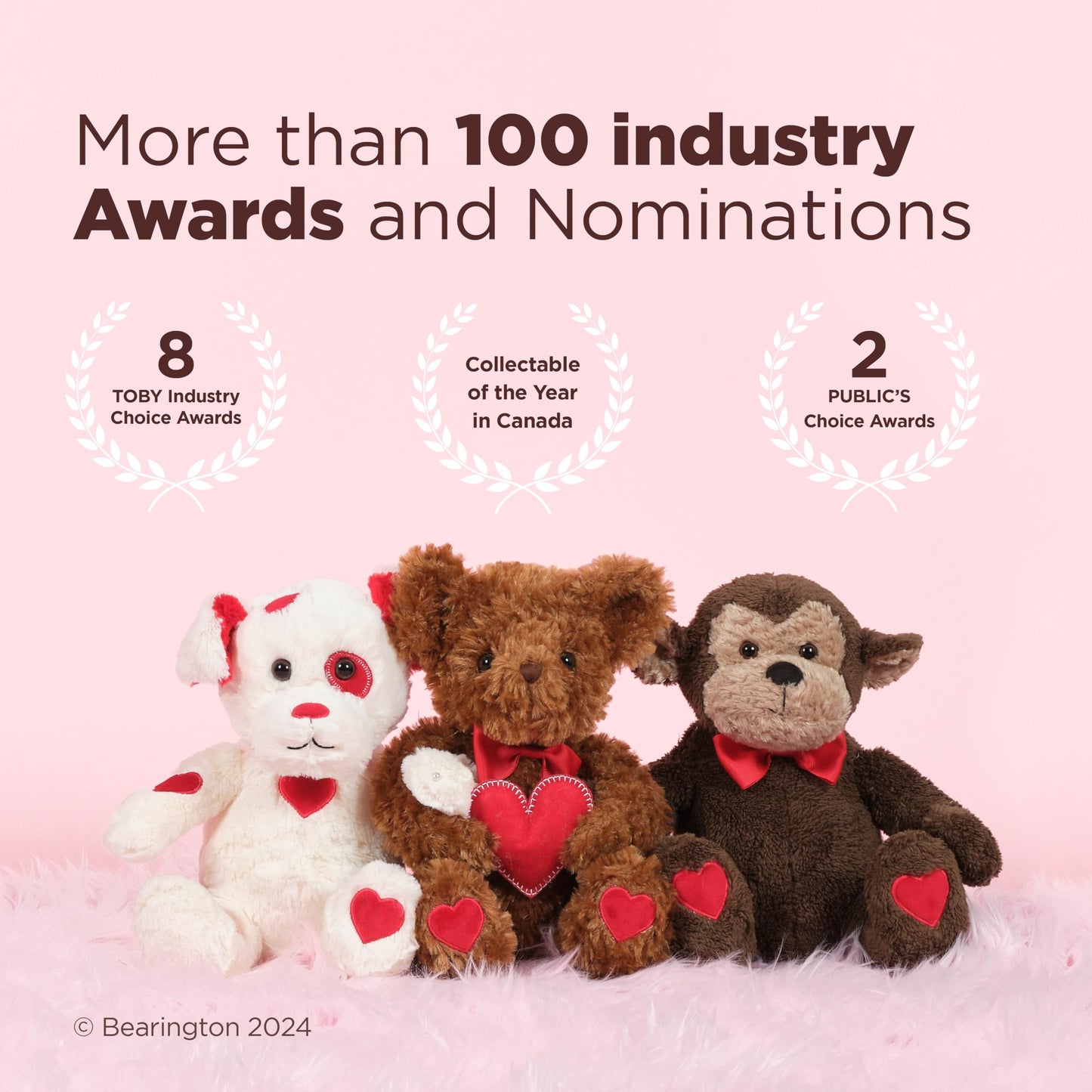 Bearington Collection Stuffed Animal  Dinomite The Heart Dinosaur  11-inch Valentine's Plushie