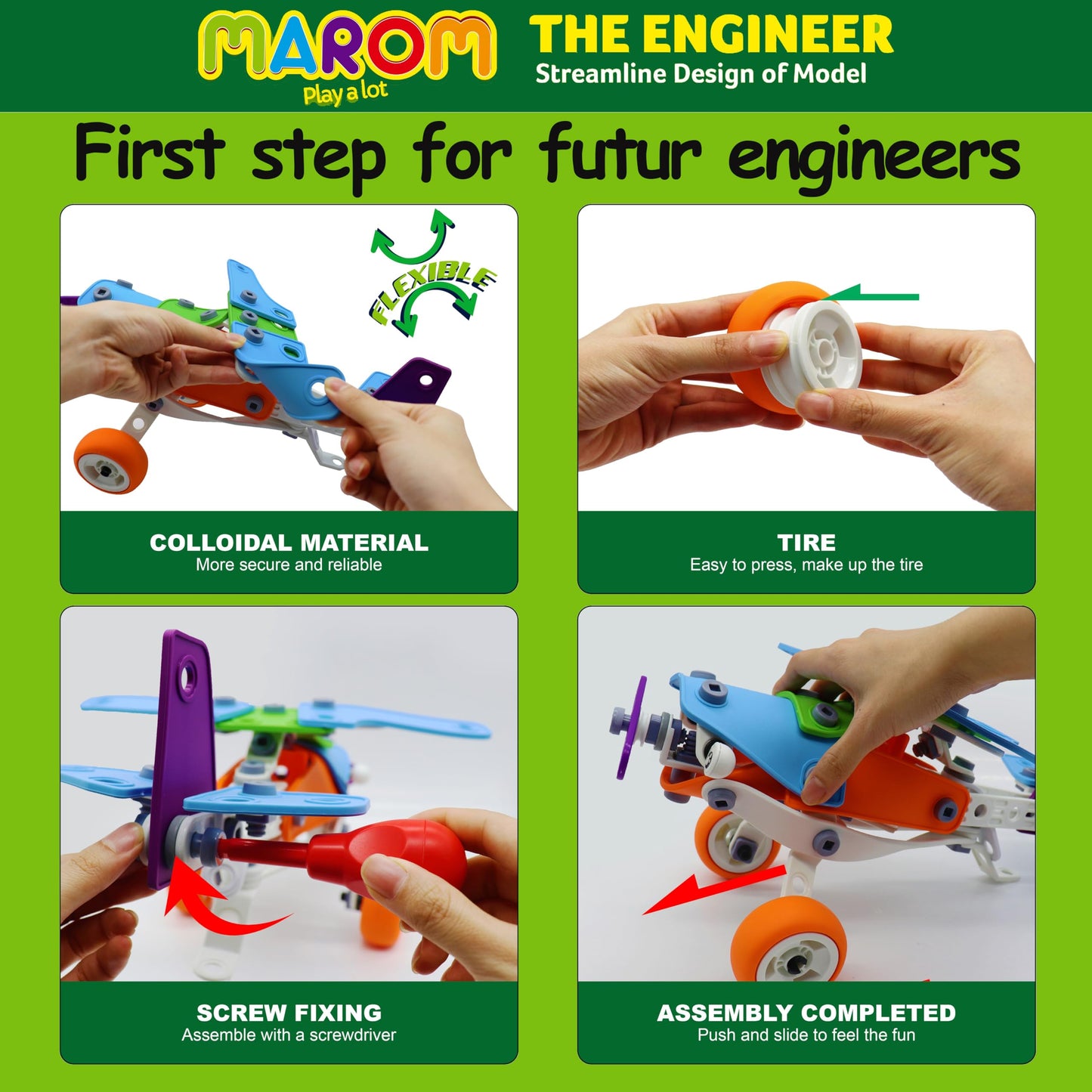 Toys For Kids Age 6 + Year Old Boys Gift Toys 7 Year Old Educational Building Toys For Boys Age 6-8 Stem Activity Kit 8-12 Toys Boy Age 5-7 Kids Gifts 2024 Best Toys Idea Birthday Gift Toys Boys 8-10