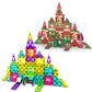 Ronqs 250 PCS Magnetic Tiles for Kids Magnetic Blocks for Kids with Christmas Theme  Magnetic Building Blocks Set  3D SETM Educational Toddler Toys