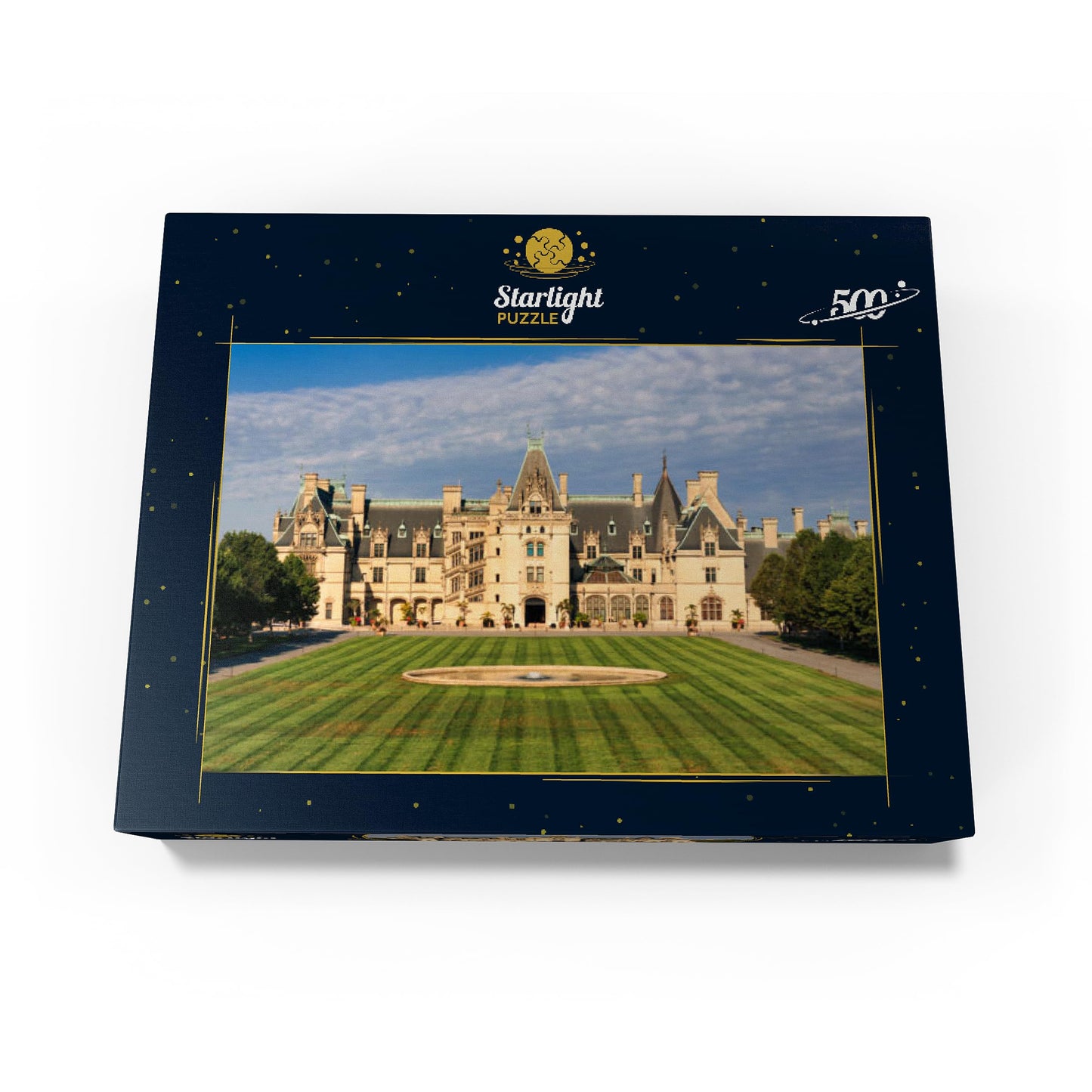 MyPuzzle Premium 500 Piece Jigsaw Puzzle - The Biltmore Estate, Asheville, NC - Cardboard