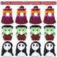 Artcreativity Halloween Spit Bubble Squeeze Toys - Set Of 12 Halloween Squeeze Toys - Squishy Halloween Stress Toys That Blow Bubbles When Squeezed - Non-Candy Halloween Goodie Bag Stuffers For Kids