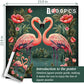 Pickforu Vintage Flamingo Puzzles For Adults 1000 Pieces And Up, Valentine Jigsaw Puzzles With Two Pink Flamingos, Heart Puzzle