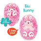 Curlimals Bibi The Bunny - Interactive, Animated, Talking, Giggling Toy Pet, Over 50 Sounds, 5'' Plush - New 2023 - Best Birthda