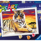 Ravensburger Creart Majestic Tiger Paint By Numbers Kit For Kids - Painting Arts And Crafts For Ages 11 And Up