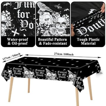 Death To My 20S Decorations Serve 24 Rip To My 20S Birthday Paper Plates Napkins Set 30Th Birthday Disposable Tablecloth Death T