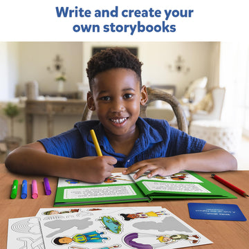Skillmatics Storybook Art Kit - All My Adventures Art Kit For Kids, Write & Create Adventure Stories, Creative Activity For Boys & Girls, Diy Kit, 300+ Stickers, Gifts For Ages 5, 6, 7, 8, 9, 10