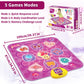 ANNKIE Dance Mat for Kids, Purple, PVC, 34.64'' x 39.37'', 5 Game Modes, Ideal for Ages 3-8, Perfect Birthday/Xmas Gift