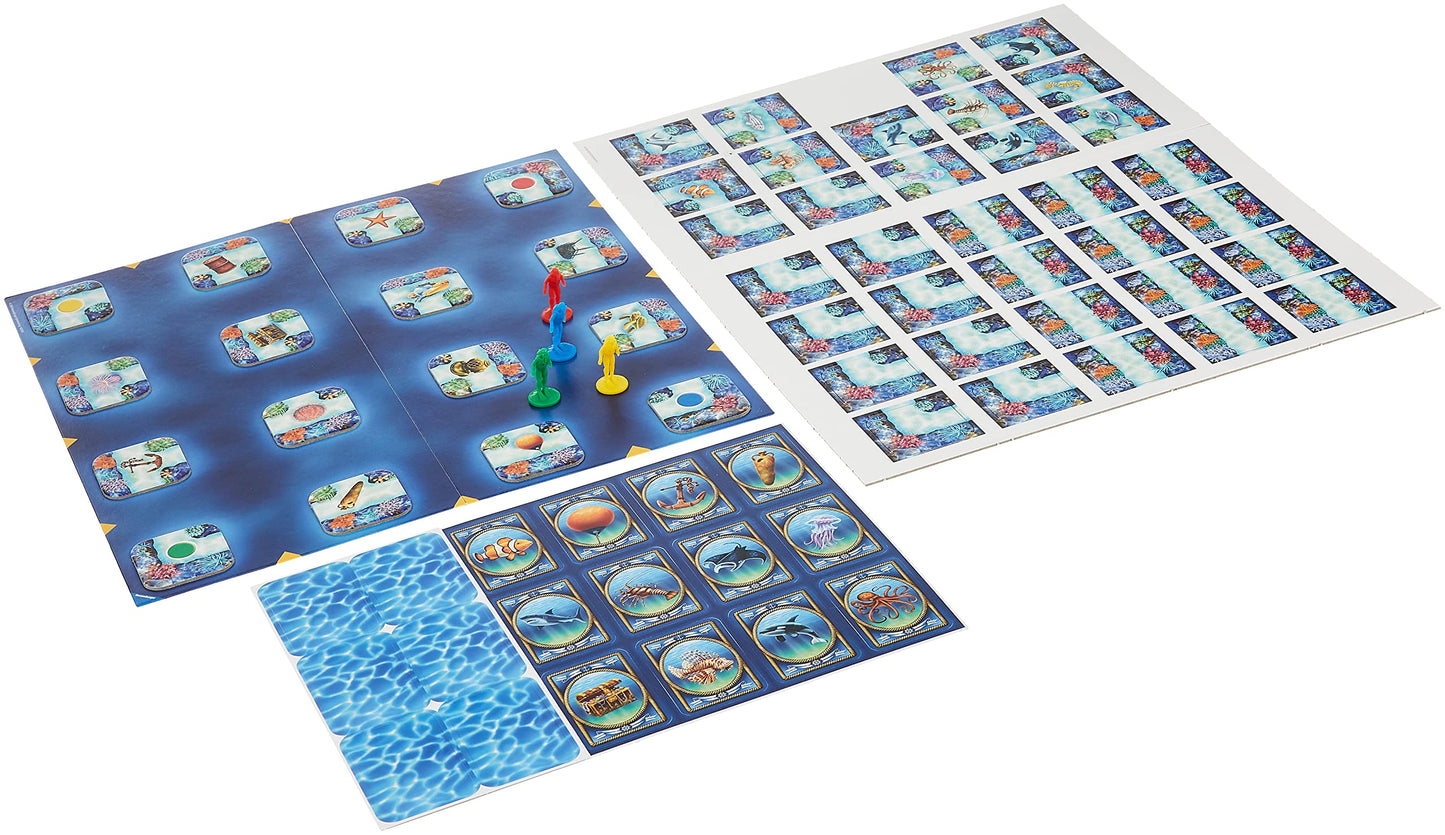 Ravensburger Ocean Labyrinth Board Game - Engaging Family Fun for Ages 7+, Cardboard, Model 26652