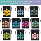 Surhugvy DND Dice Set, 10 X 7 (70 Pieces) Polyhedral Dice Set for Dungeons and Dragons DND RPG MTG Table Games with 10 Pack Blac