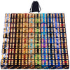 AUSTOR 100 Pcs 6 Sided Dice Set 10 Two Tone Colors Dice with Gold Pips Square Corner Dice(Free Pouch)