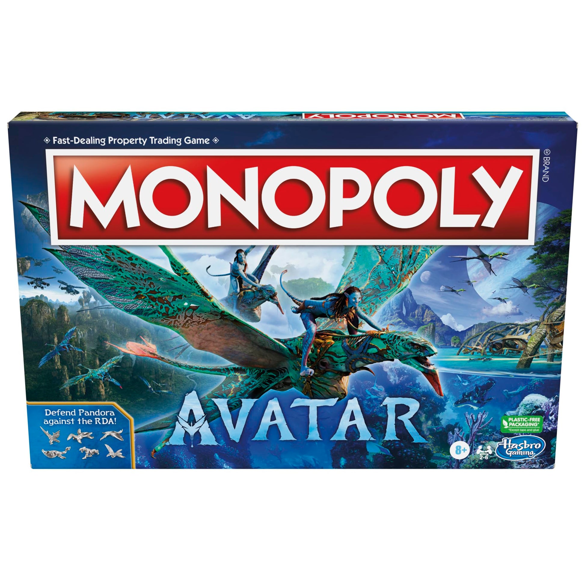 Monopoly: Avatar Edition Board Game for Ages 8 and Up, Family Games for 2 to 6 Players, Kids Games -Like New