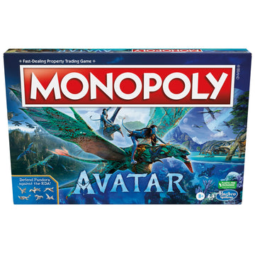 Monopoly: Avatar Edition Board Game for Ages 8 and Up, Family Games for 2 to 6 Players, Kids Games -Like New