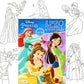 Disney Princess Coloring Book and Sticker Activity Set for Kids - Bundle with Princess Books, Princess Imagine Ink, Stickers, an