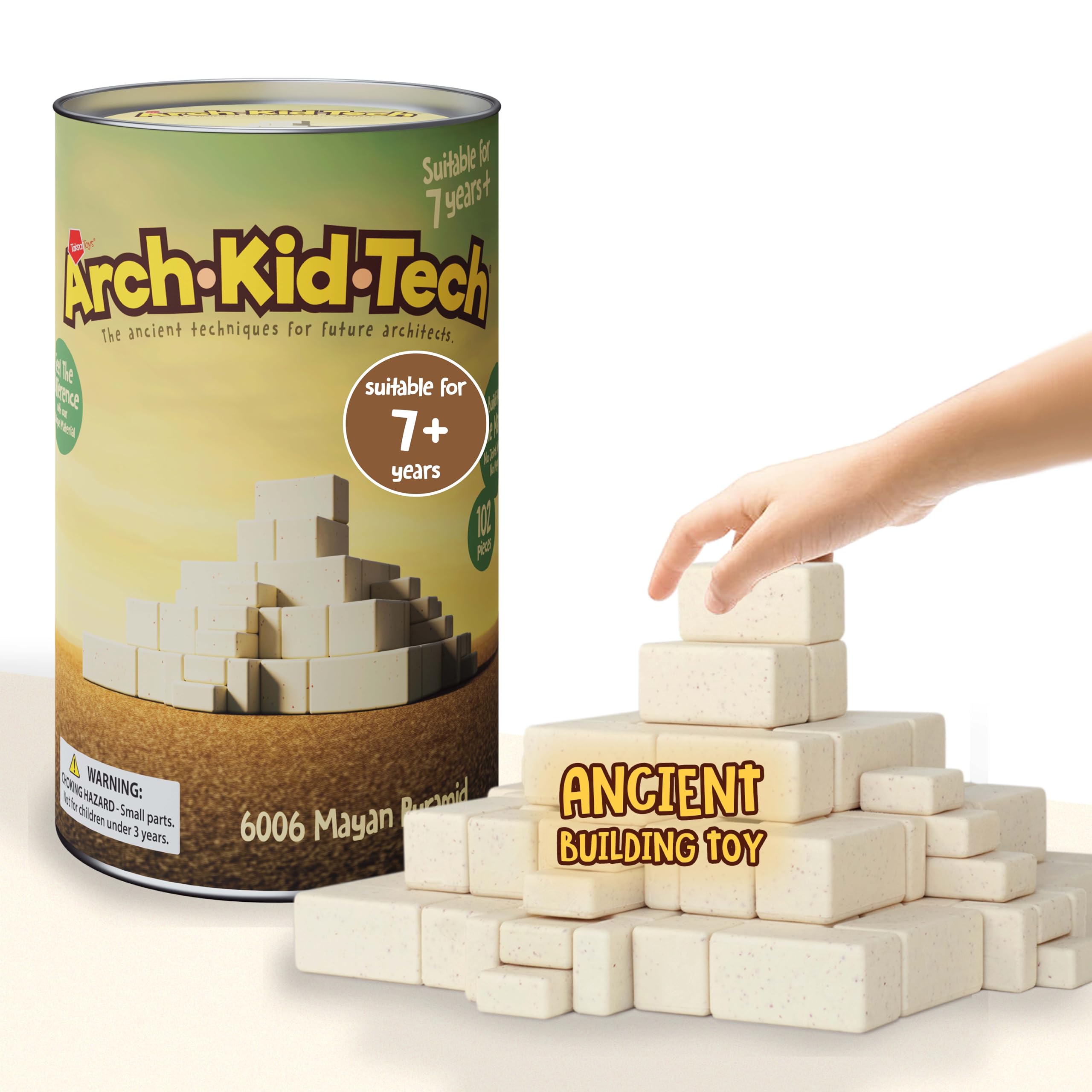 Mini Pyramid Tooth Taksa Toys Arch-Kid-Tech Ancient Mayan Pyramid Architecture Stem ...