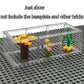 Zhx 30Pcs Clear Transparent Window House Building Brick Toy Classic Flat Plates Pieces And Parts Block Compatible With Major Brands (White)