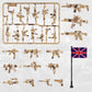 MaozyHomie 63 Pcs Military  Set Accessories U.K Special Forces  Toys Military Equipment Battle Blocks Bricks Compatible with Major Brand  3 Years Old and up