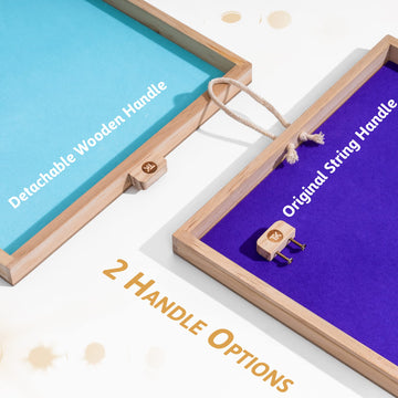 Tektalk Jigsaw Puzzle Table With Leather Bar, Wooden Plateau Portable Puzzle Board Saver With Embedded Adjustable Stand/Bracket And Removable Cover, 4 Sorting Drawers, For Up To 1500 Pieces