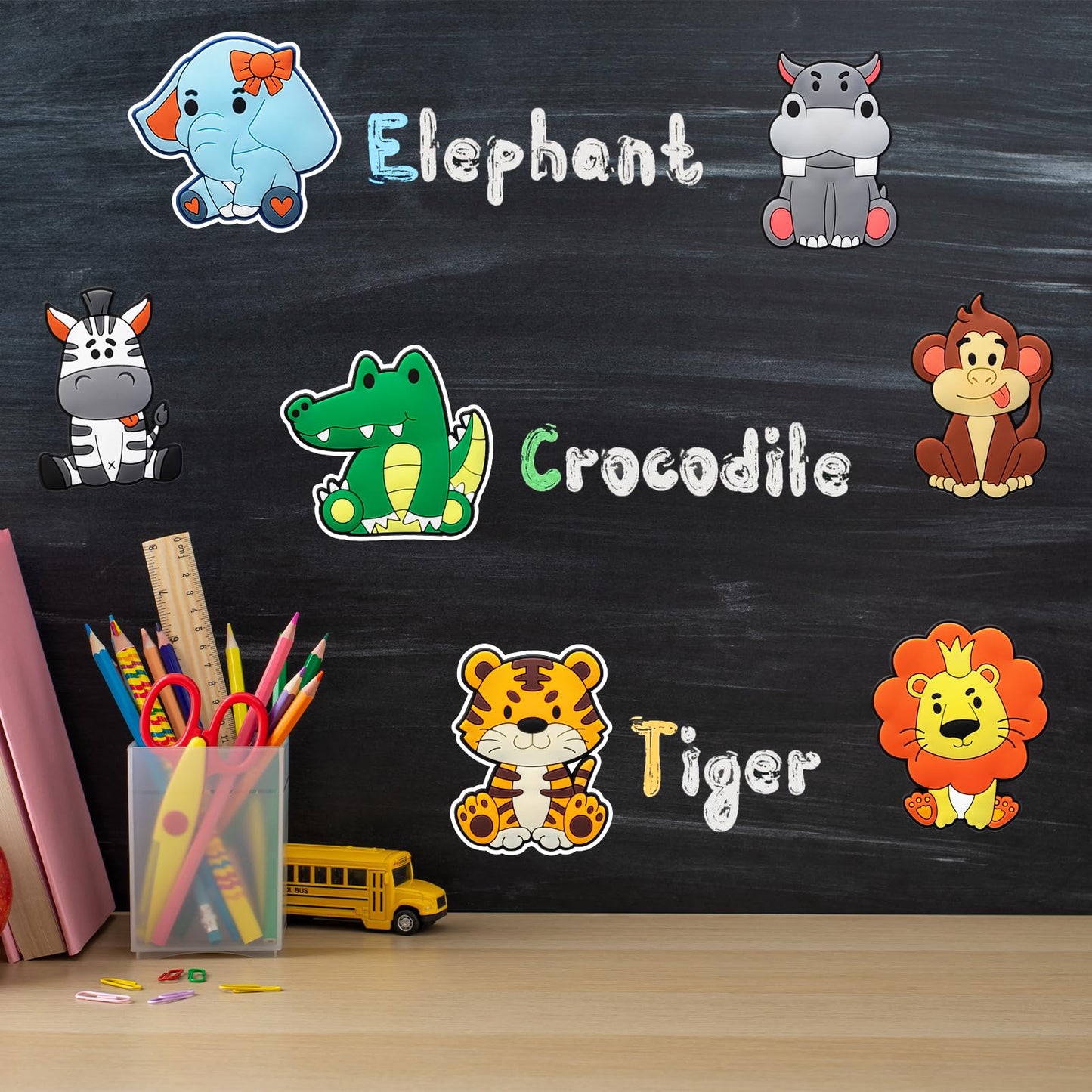 Animal Fridge Magnets For Toddlers,Refrigerator Magnets For Kids Full Back Magnetic Kids Educational Toys Baby Magnets Gift For