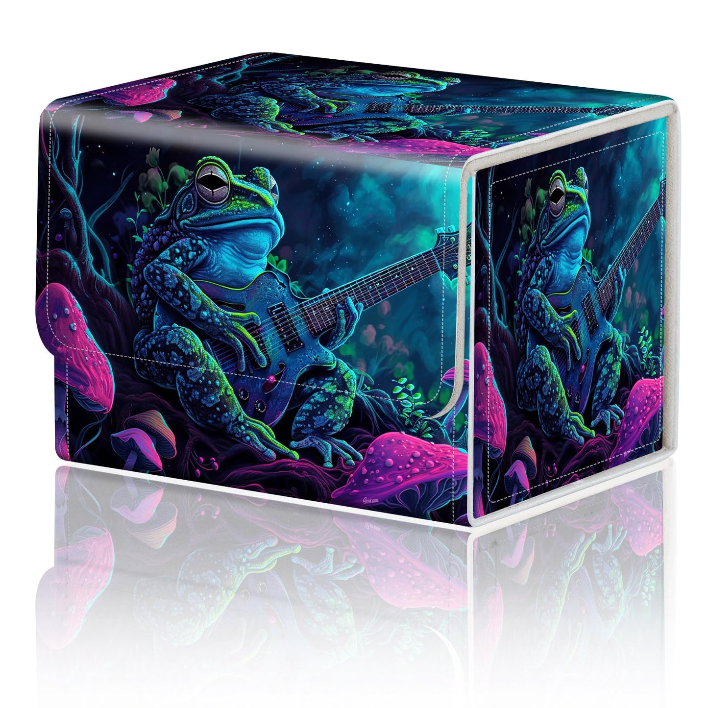 Card Game Storage Box For Tcg Mtg Commander Deck Box Card Box Organizer Trading Card Case Tcg Card Storage Box Magnetic Closure
