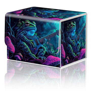 Card Game Storage Box For Tcg Mtg Commander Deck Box Card Box Organizer Trading Card Case Tcg Card Storage Box Magnetic Closure
