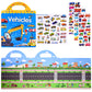 Astaron Reusable 3D Puffy Sticker Book For Kids, 88 Pcs Cute Waterproof Vehicles Stickers,Puffy Sticker Game Travel Stickers And Educational Sensory Learning Toy,4 Fold-Out Scenes Choices,(2-6 Age)