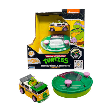 Teenage Mutant Ninja Turtles 3" Micro Shell Racer RC Vehicle, Donatello, 2.4 GHz, Clear Plastic, Ages 5+, Model 71032