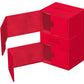 Ultimate Guard Twin Flip'N'Tray 160+, Deck Case For 160 Double-Sleeved Tcg Cards + Dice Tray, Red, Independent Magnetic Closure