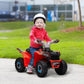 Aosom Kids Atv Quad Car, 6V Four-Wheeler Ride On Toy For Kids With Forward Backward Function, Wear-Resistant Wheels For Toddlers