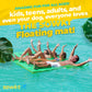 Sowkt Lily Pad Floating Mat (12 X 6 Ft) - Made In Usa Large Floating Water Mat For Lake And Boating - Floating Water Pad For Lak