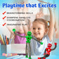 Telescopic Suction Cup Robot Toys 12-Pack Shape Changing Educational Fidget Toys Sensory Toys Adhd Autistic Stimulating Creative