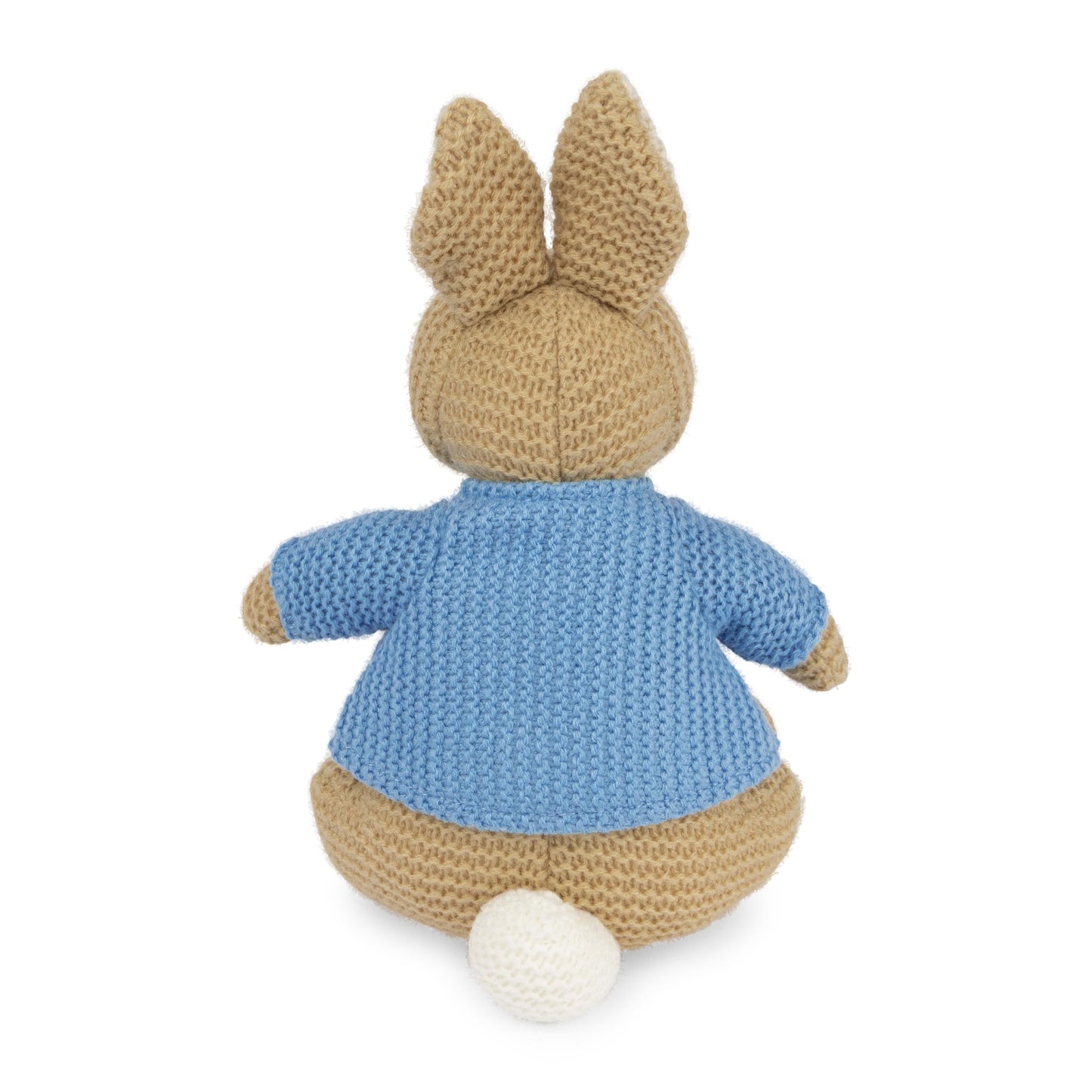 Gund Beatrix Potter Peter Rabbit Knit Plush, Easter Gift, Easter Bunny Stuffed Animal For Ages 1 And Up, Brown/Blue, 6.5