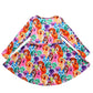 Rainbow Dog Dresses Matching Doll&Girls Long Sleeve Birthday Gifts 4T 5T