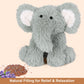 Suzzipals Warming Elephant Stuffed Animals, Microwavable Stuffed Animal Heating Pads For Cramps, Pain & Stress Relief, Heatable