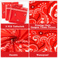K1Tpde 3Pcs Red Bandana Party Tablecloths, Cholo Gangsta Theme Bandana Table Covers, Bandana Plastic Tablecloth, Cholo Themed Western Party Decorations For Adult, Cholo Theme Western Party Supplies