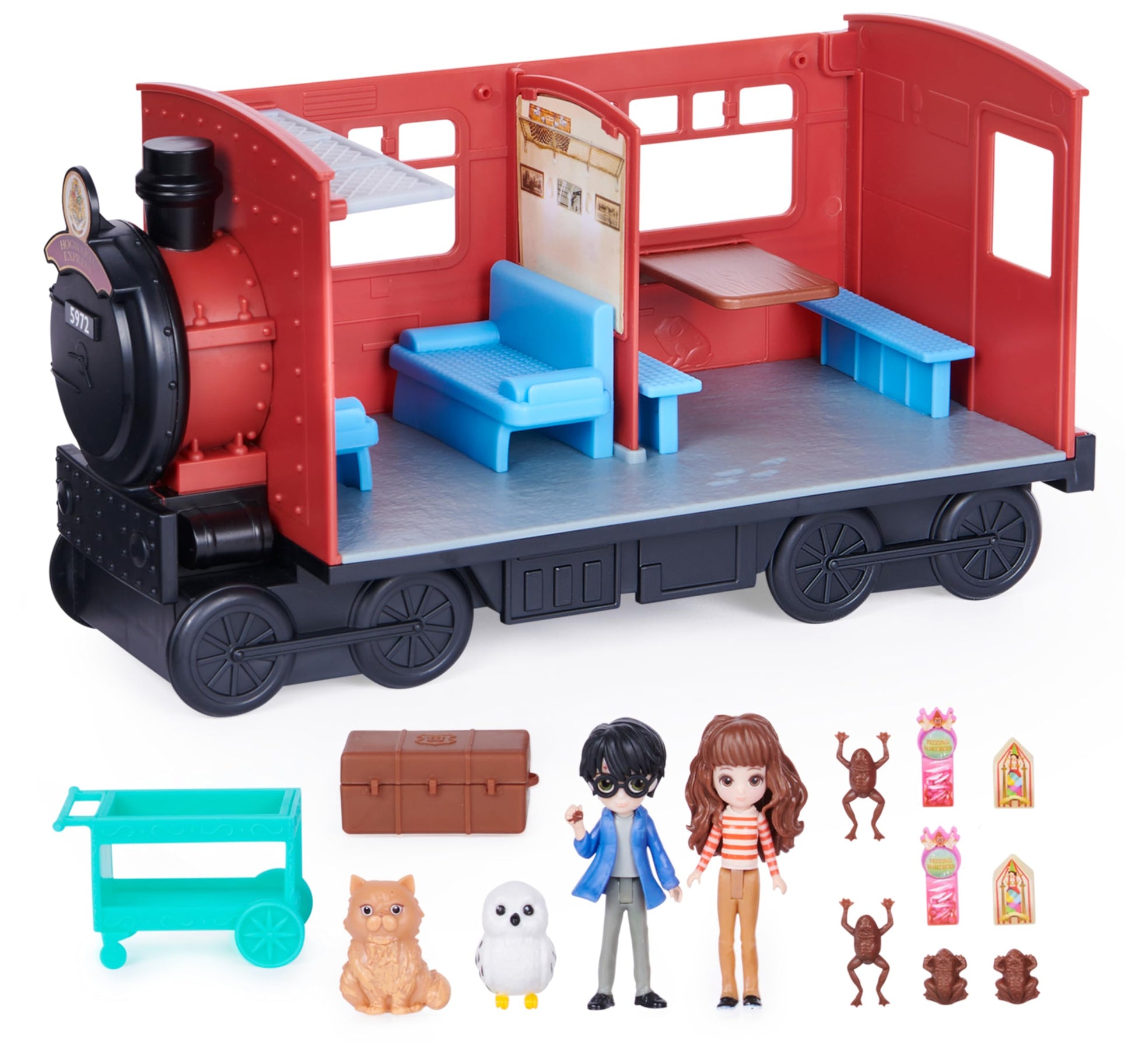 Wizarding World Harry Potter  Magical Minis Hogwarts Express Train Toy Playset with 2 limited availability Figures  10 Accessories  Kids Toys for Ages 6 and up