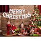 Tellpet Merry Christmas Balloons Banner, Christmas Party Decorations, White