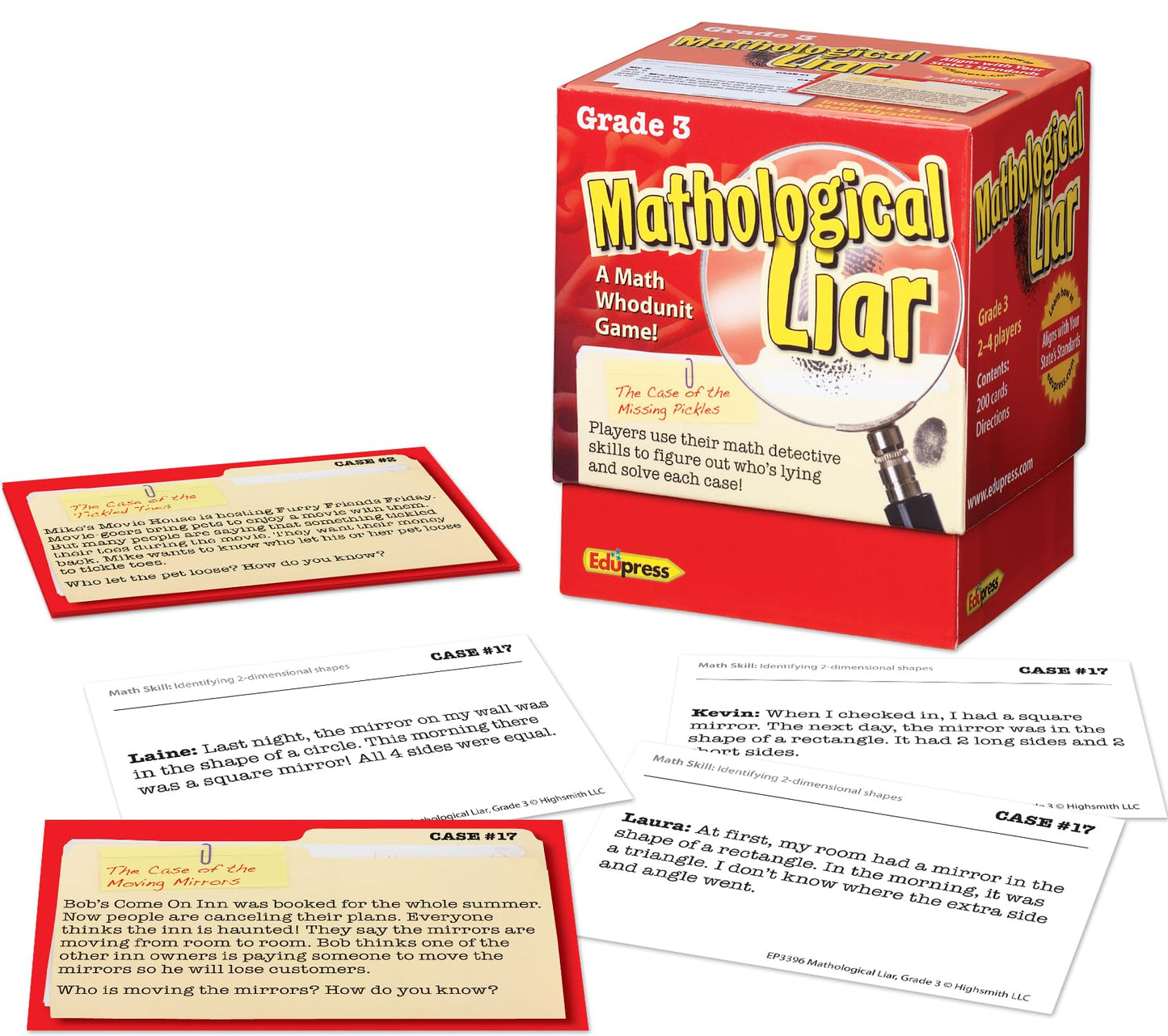Edupress (Ep-3396) Mathological Liar Game, Grade 3