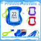 22 Pack Mini Magnetic Drawing Board(6 Colors), Kids Party Favors Backpack Keychain Doodle Drawing Boards, Erasable Sketch And Board Writing Pad For Boys Girls Classroom Supplies Goodie Bag Fillers